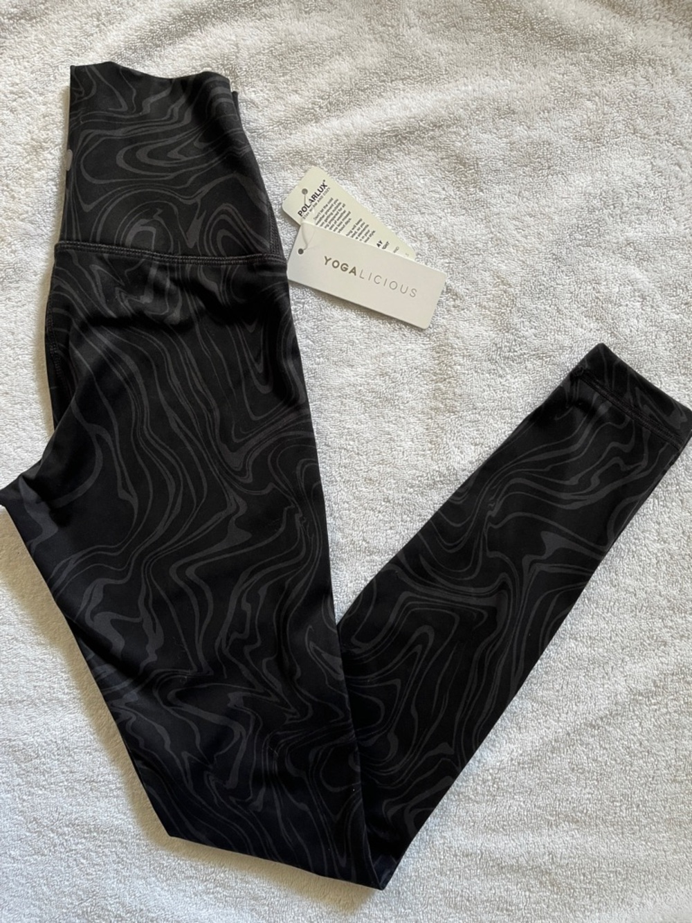 Yogalicious NWT Polarlux Full Length Black High-Waist Leggings, Women’s Sz XS